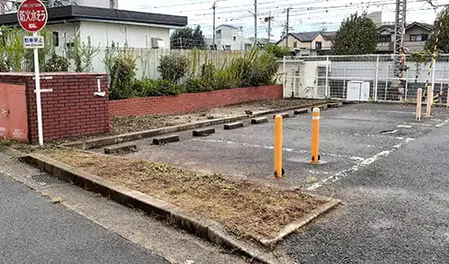 神戸市灘区・上河原住宅駐車場様・草刈 / 施工後