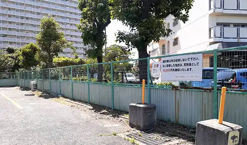 神戸市中央区・港島住宅駐車場様・草刈・除草 / 施工後